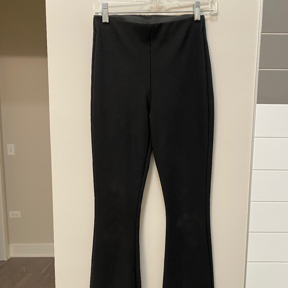 Zara Boot Cut Ribbed Pants